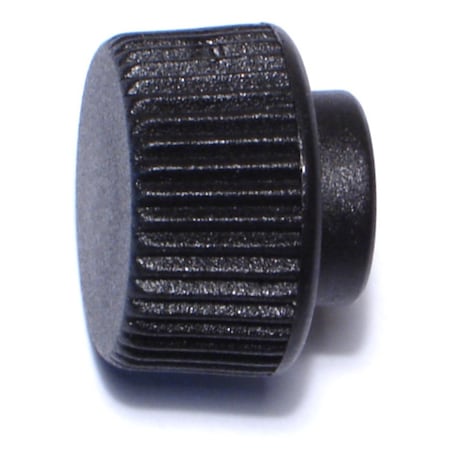 Midwest Fastener #10-32 x 1" Black Plastic Fine Thread Knurled Knobs 4PK 78146